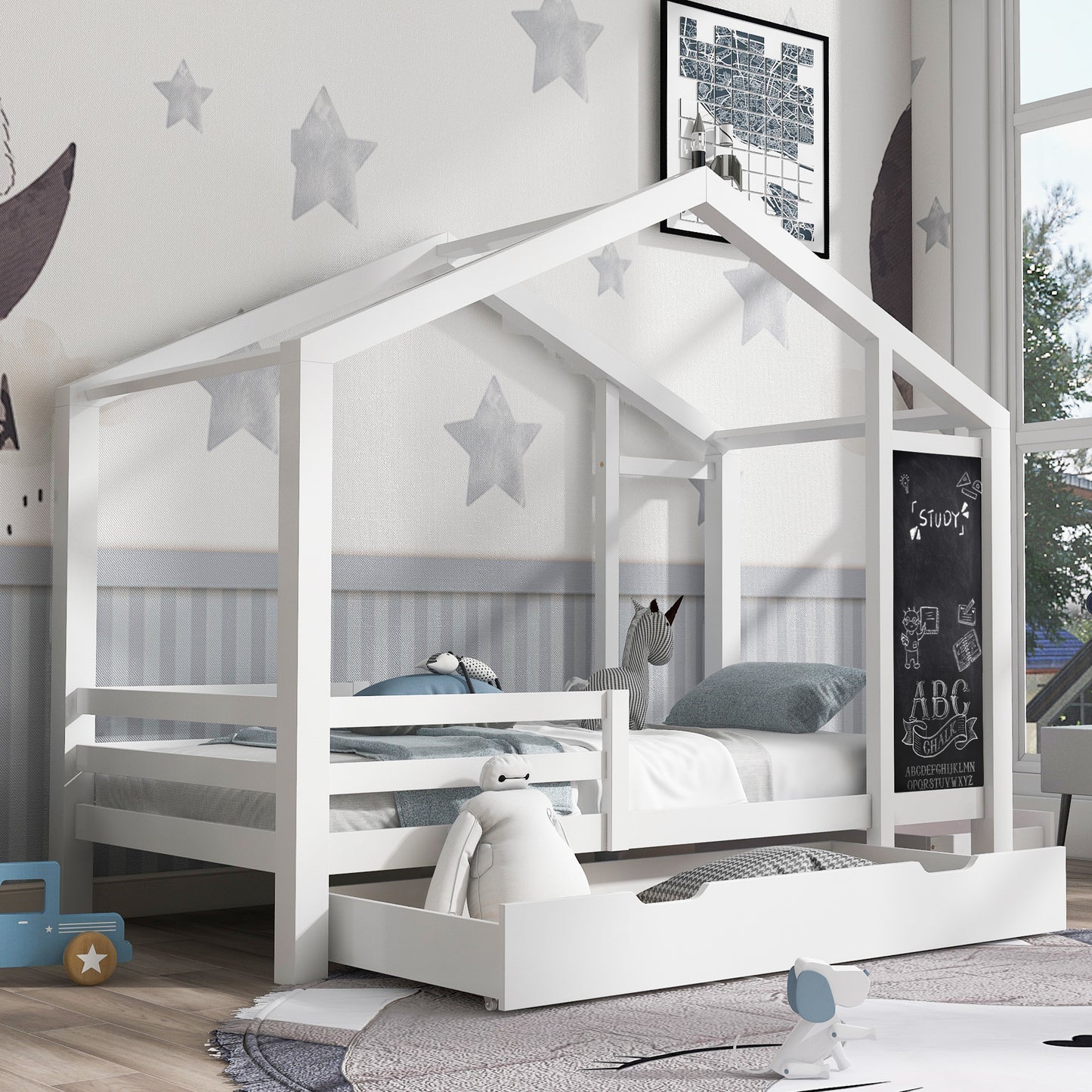 Elmcrest Craftsman Twin House Bed
