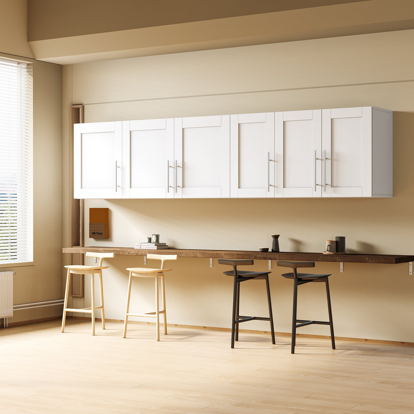 Elmcrest Modern Stackable Storage Cabinet
