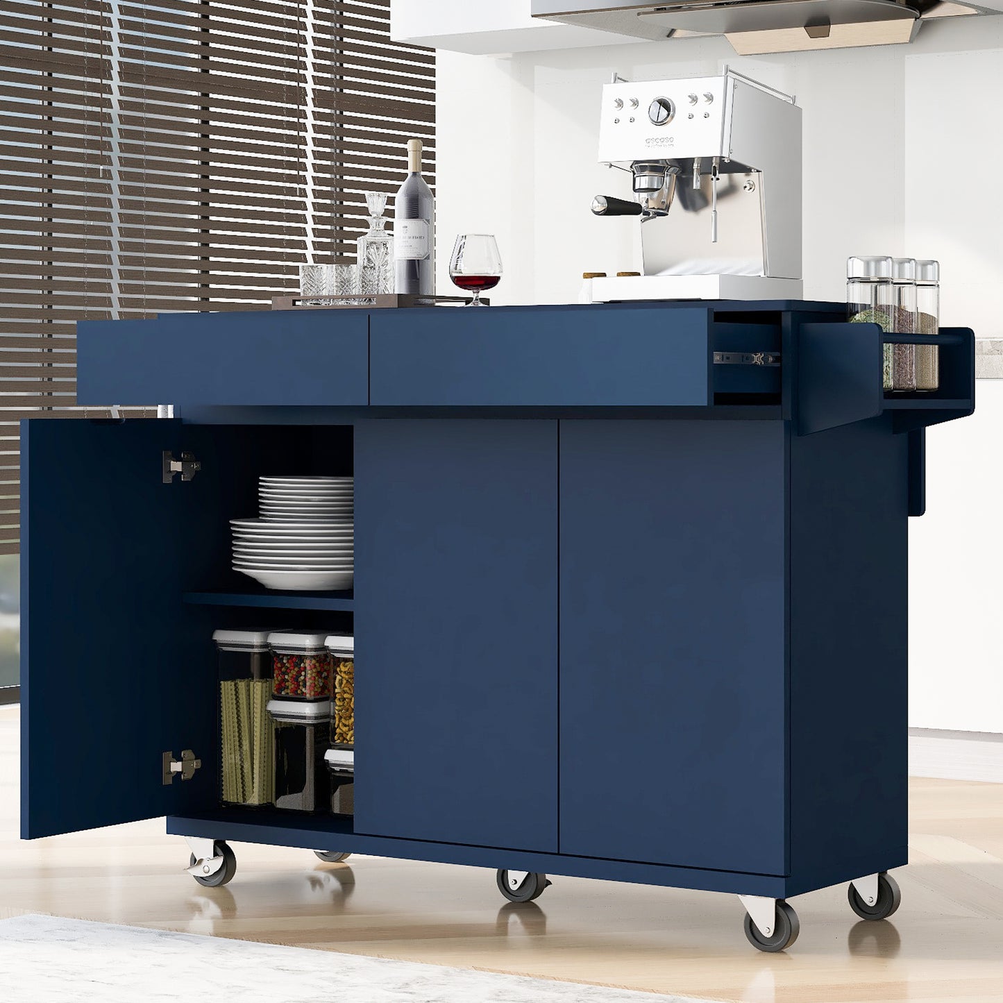 Eda Modern Classic Kitchen Island