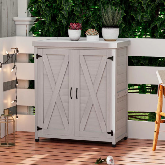 Elmcrest Modern Potting Storage Work Bench