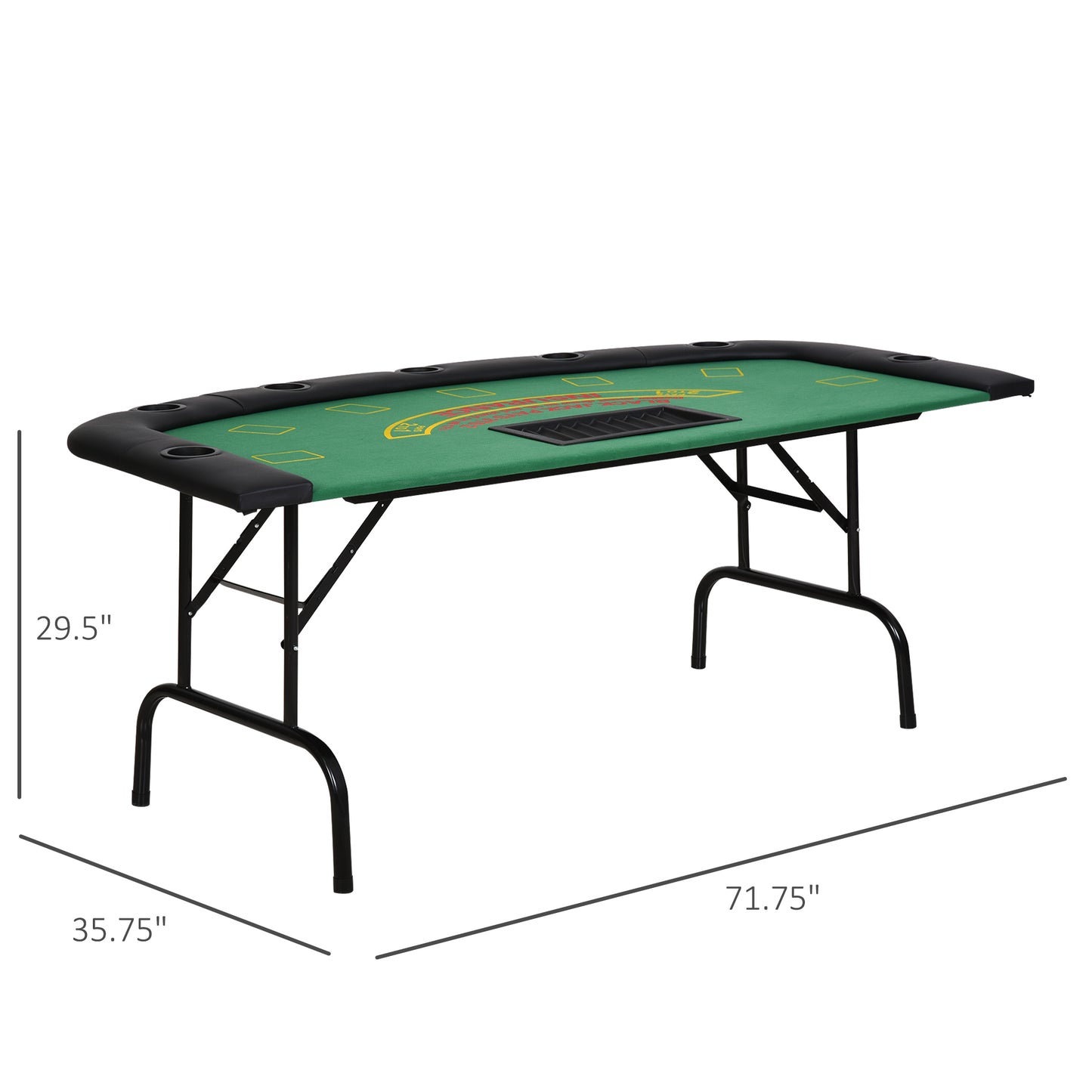 Silverleaf Contemporary Poker Table Foldable