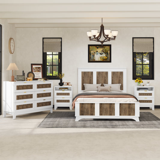 Calista Modern Farmhouse Classic Bedroom Set