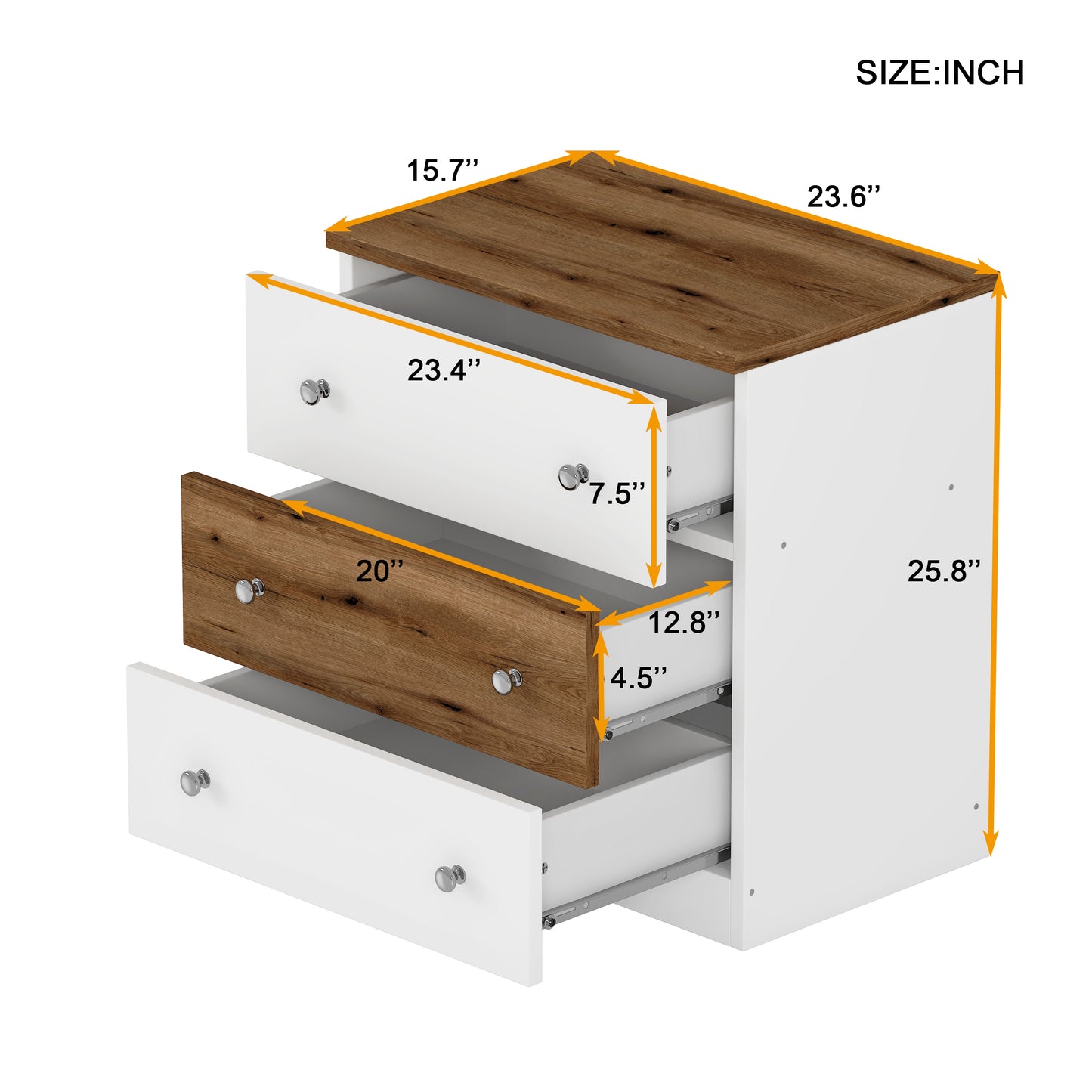 Bartholomew Craftsman Tahoma Colorblock Nightstand