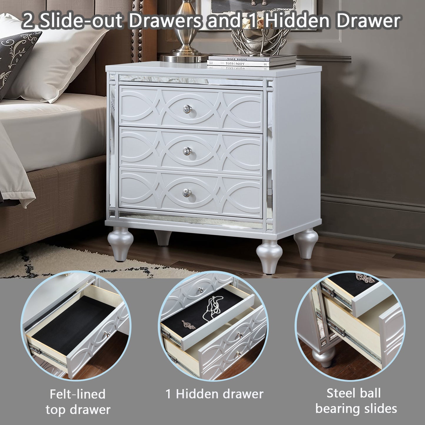Healdsburg Contemporary Elegance Nightstand