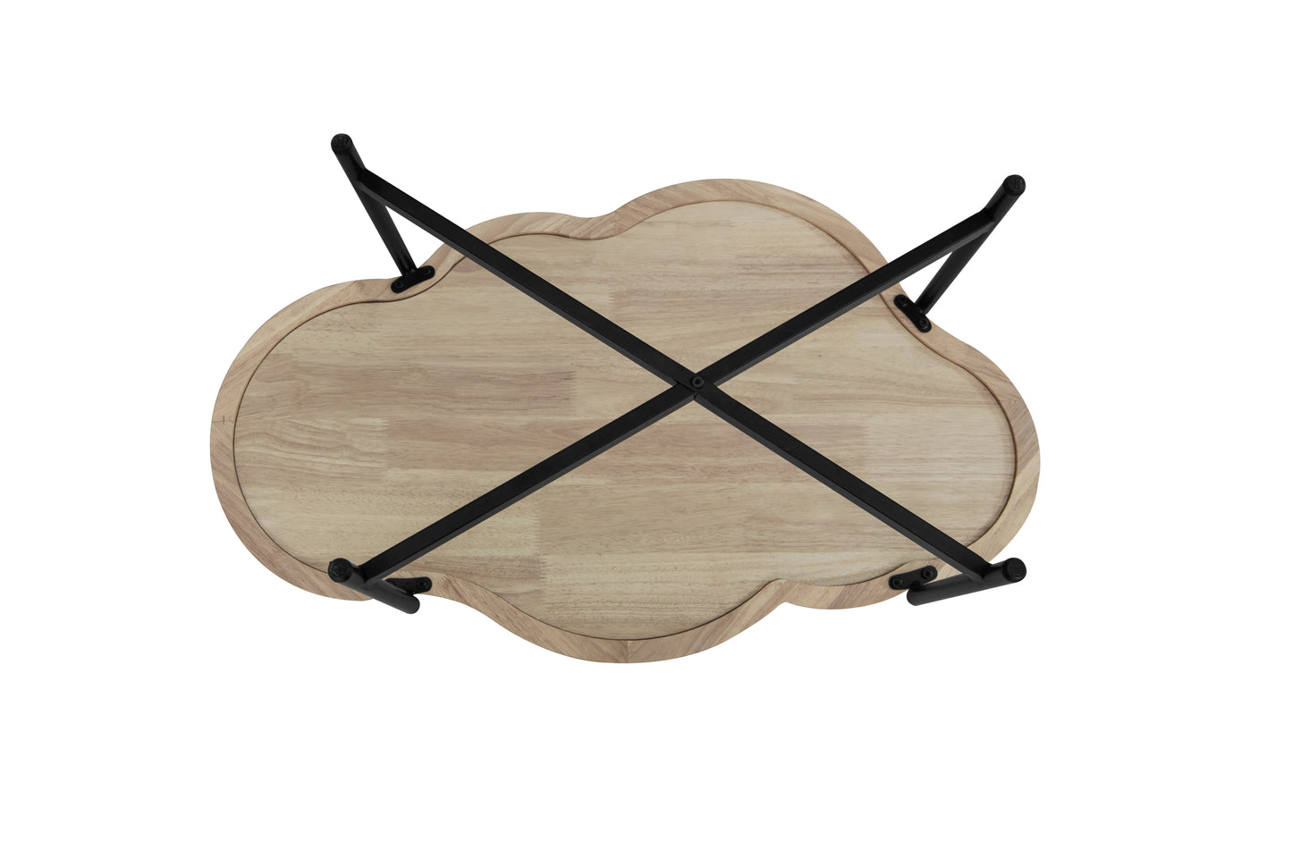 Silverleaf Contemporary Cloud Glass Coffee Table