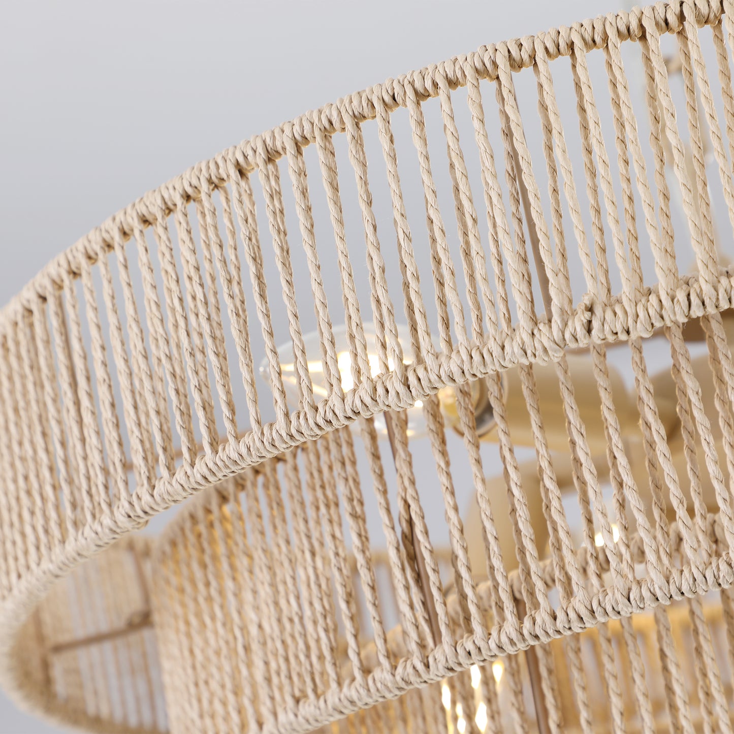 Fitch Modern Rattan Pendant Light