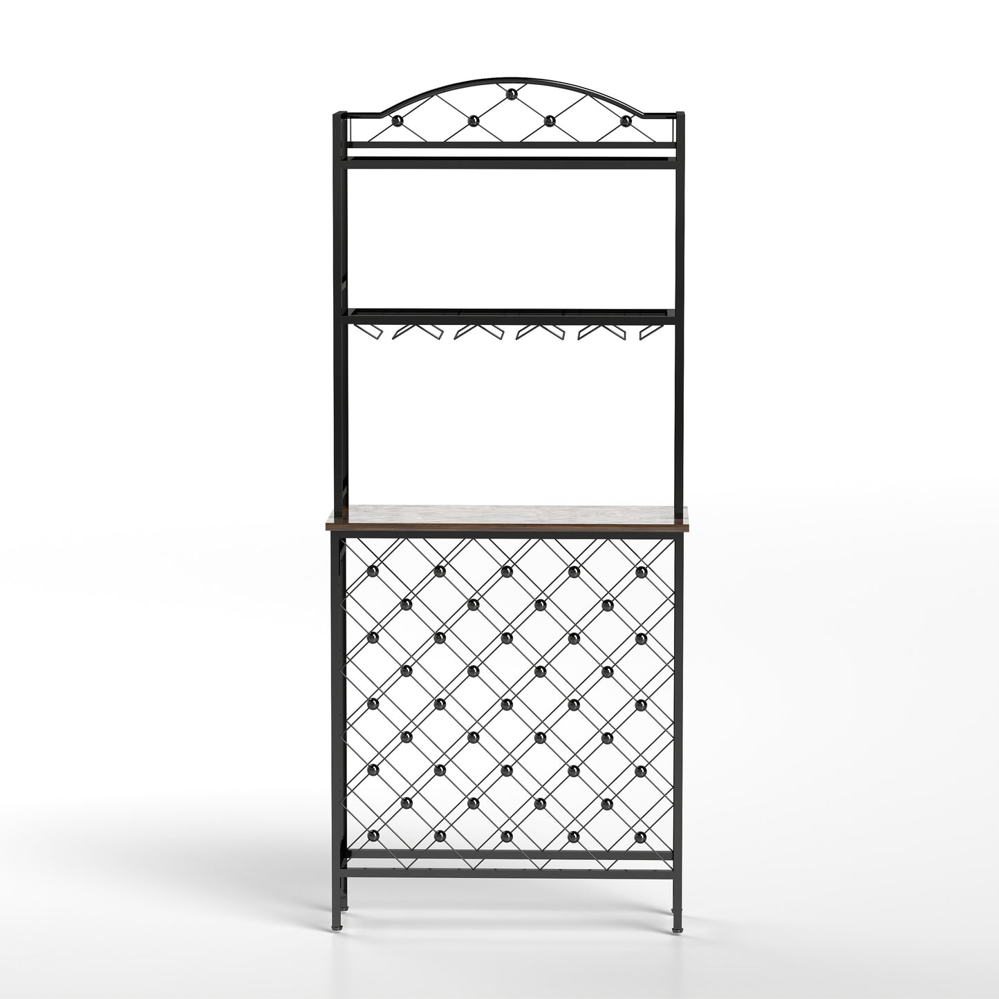 Eda Industrial Metal Wine Rack