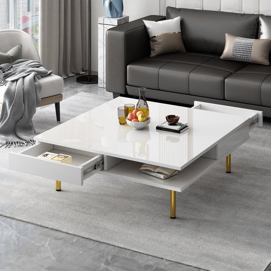 Warmsprings Modern High Gloss Coffee Table