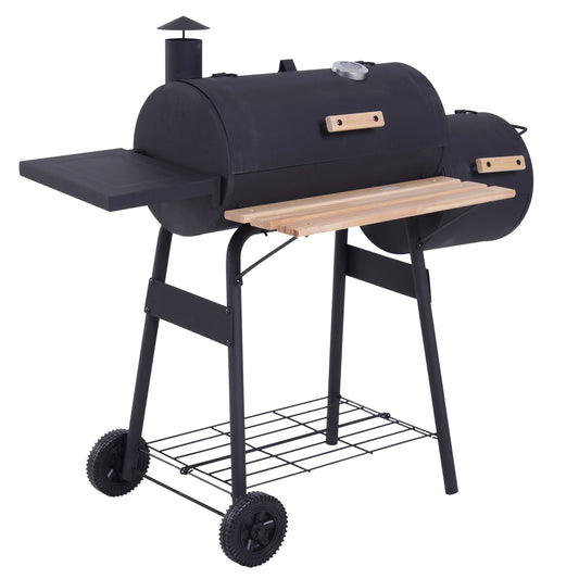 Cleo Industrial Charcoal BBQ Grill Combo
