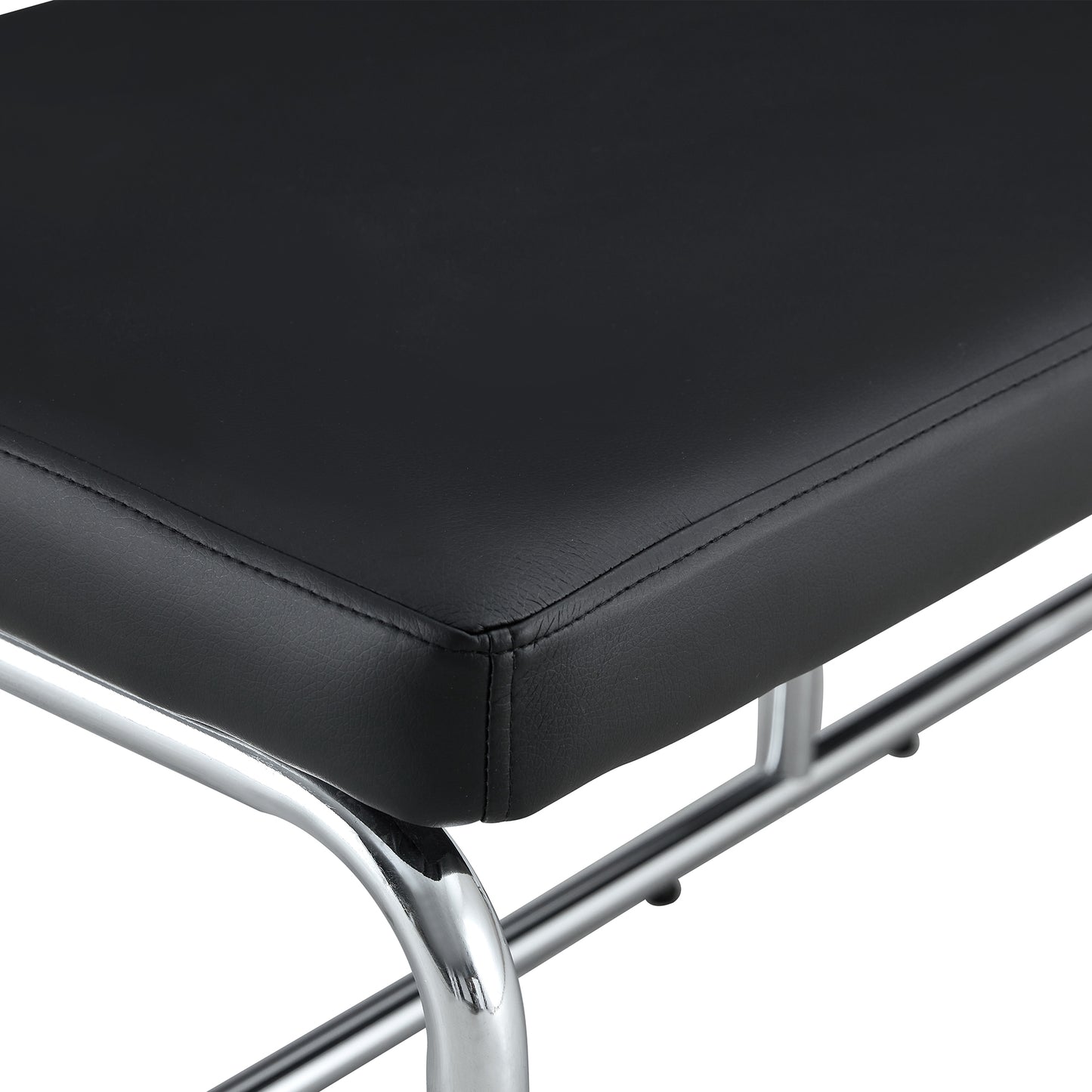 Marcel Industrial Black Shoe Bench