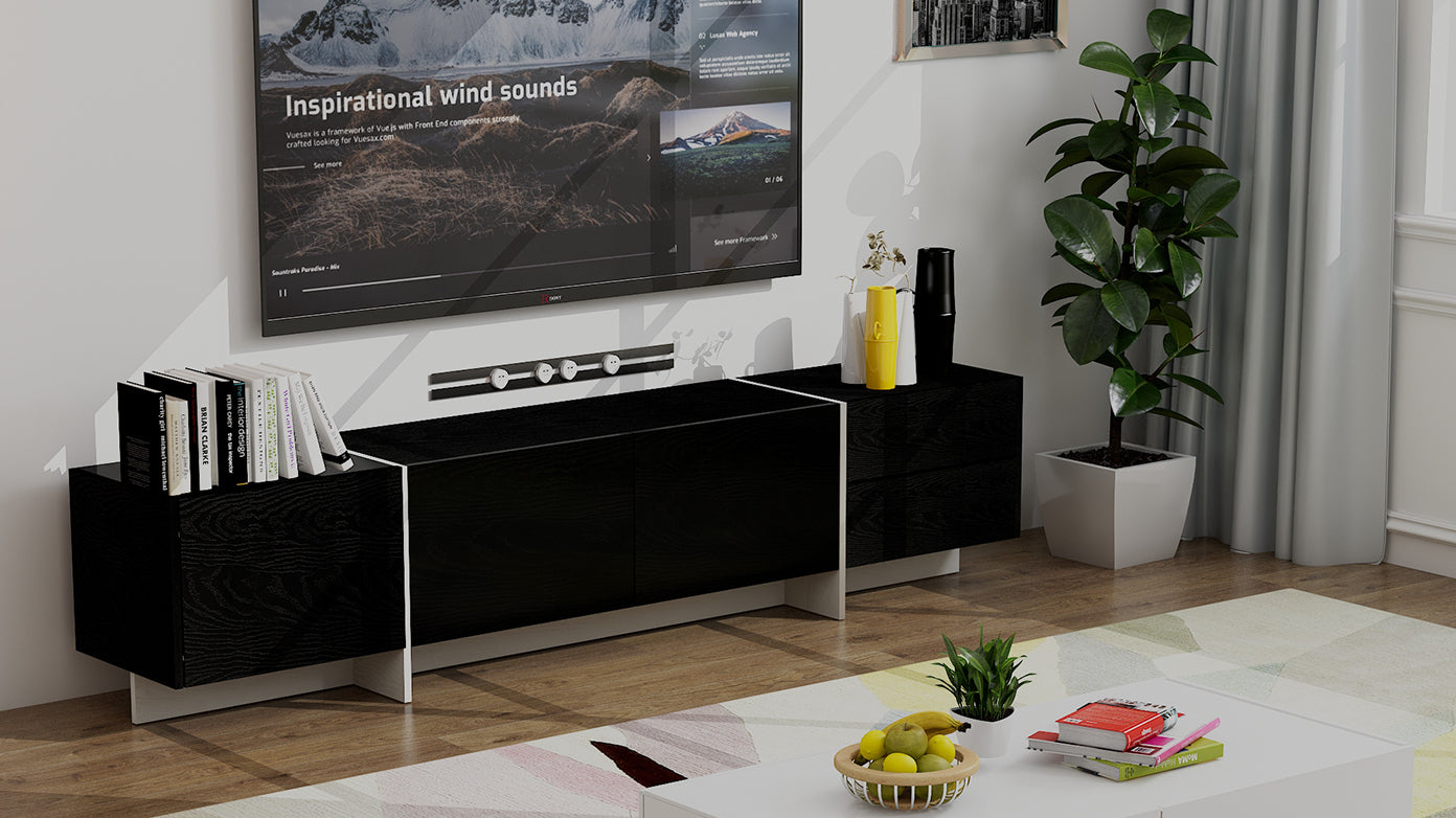 Lula Modern LED TV Remote Console Stand