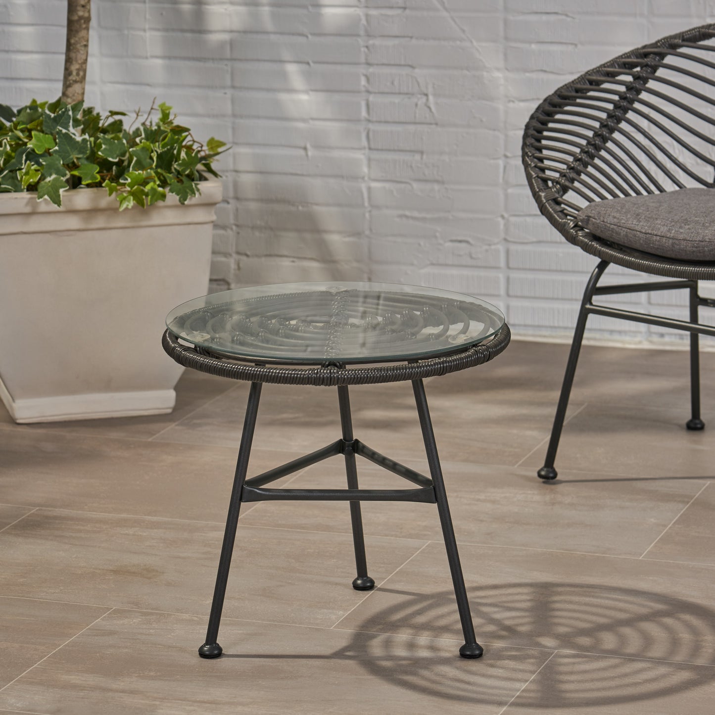 Elmcrest Industrial Classic Side Table