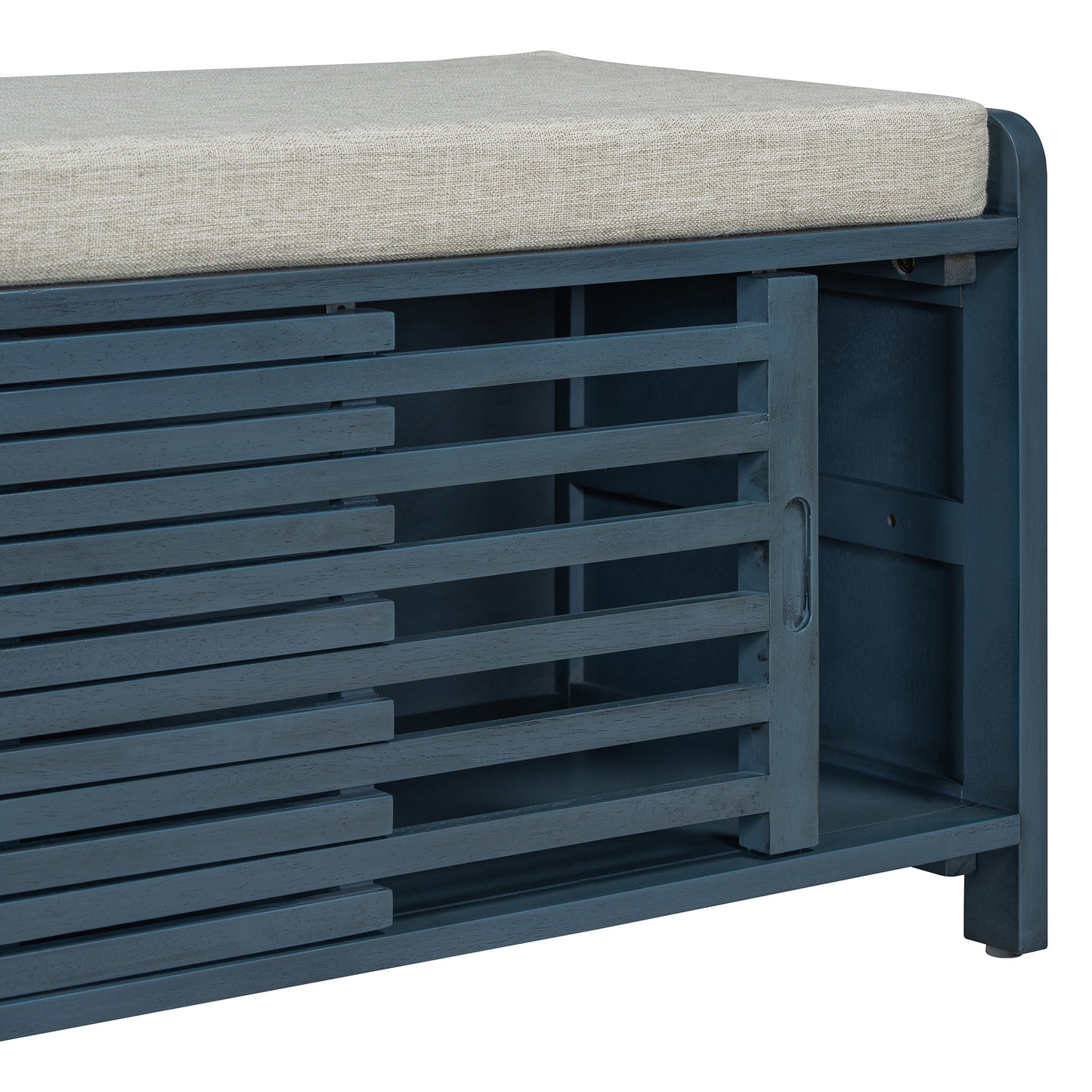 Lula Modern Shutter Storage Bench