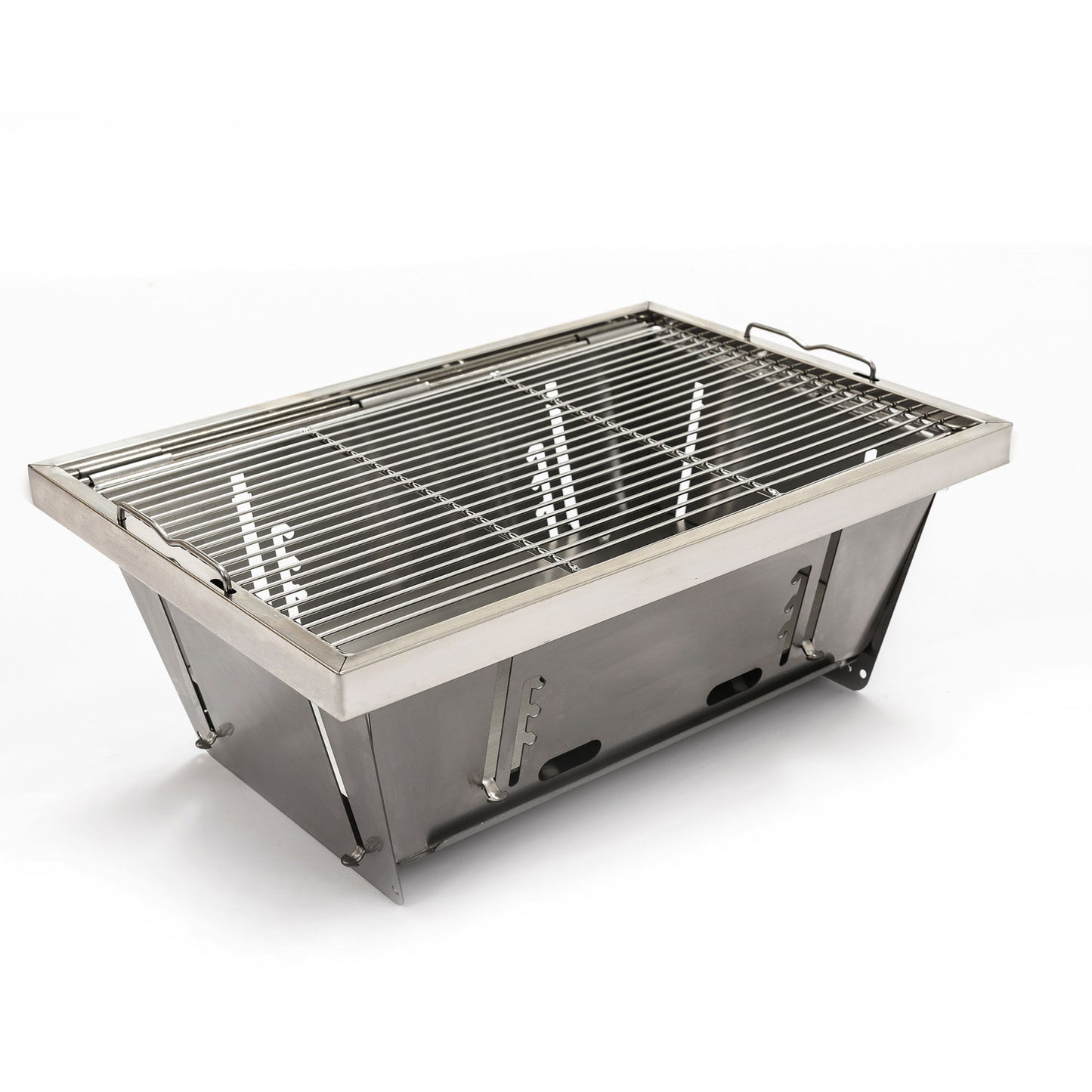Lazzareschi Industrial Folded Portable Charcoal Barbecue