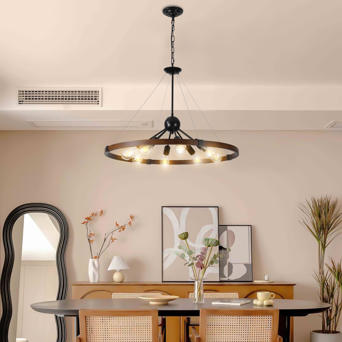 Healdsburg Industrial Retro Chandelier