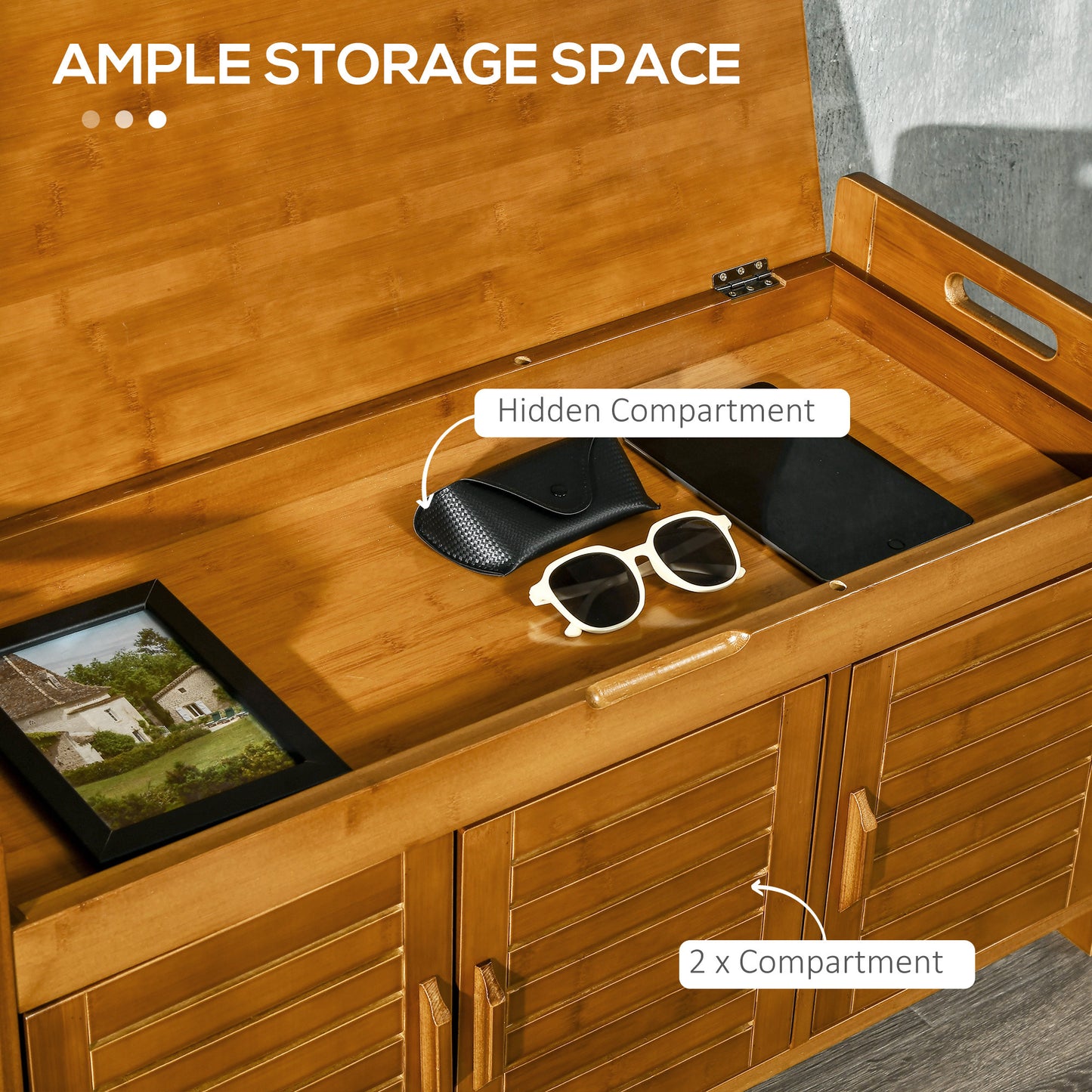Ghivi Craftsman Entryway Storage Bench