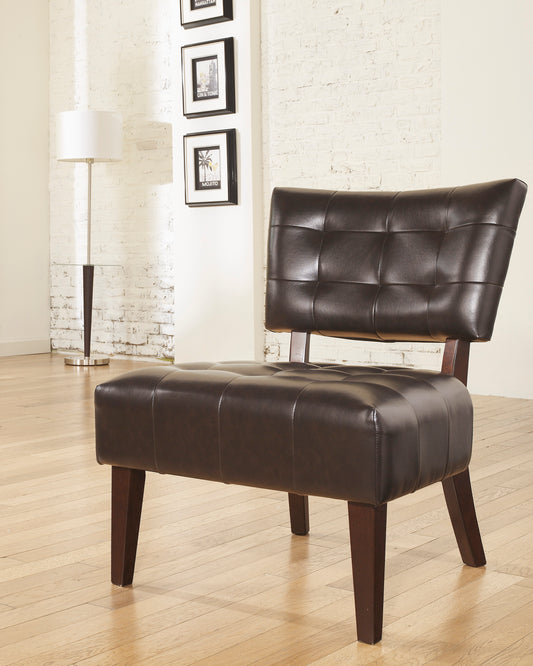 Napa Traditional Leather Tufted Chair