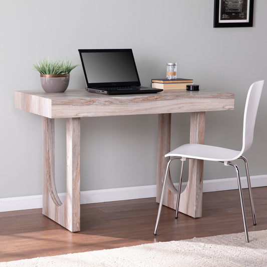 Bartholomew Modern Faux Marble Desk