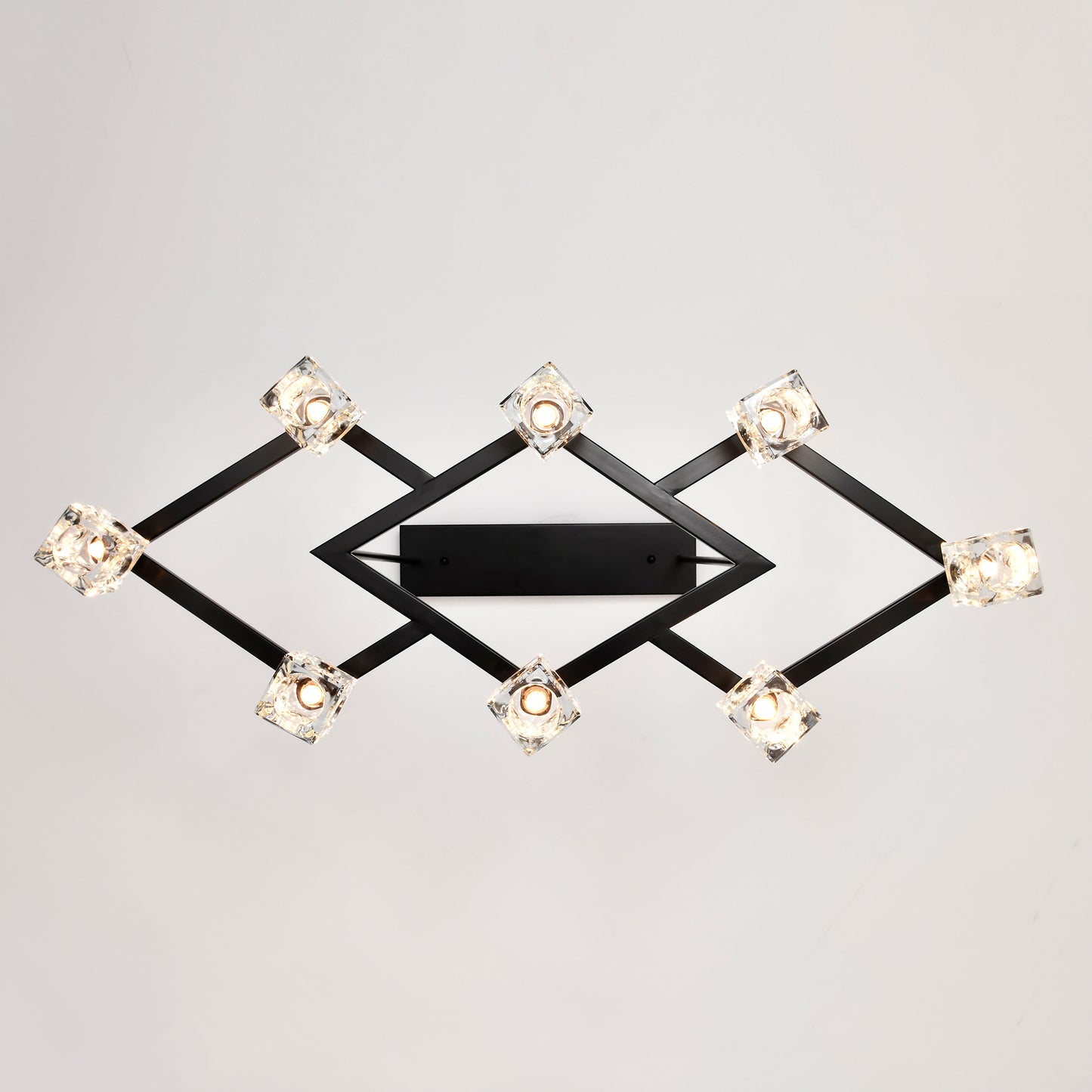 Marcel Industrial Crystal Chandelier