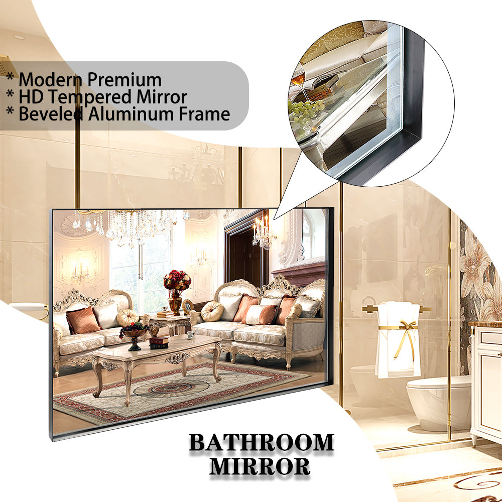 Niles Modern Rectangular Wall Mirror