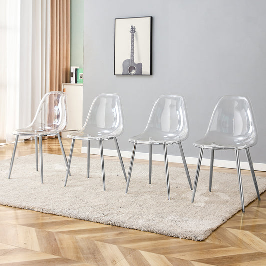 Fitch Contemporary Crystal Dining Chairs
