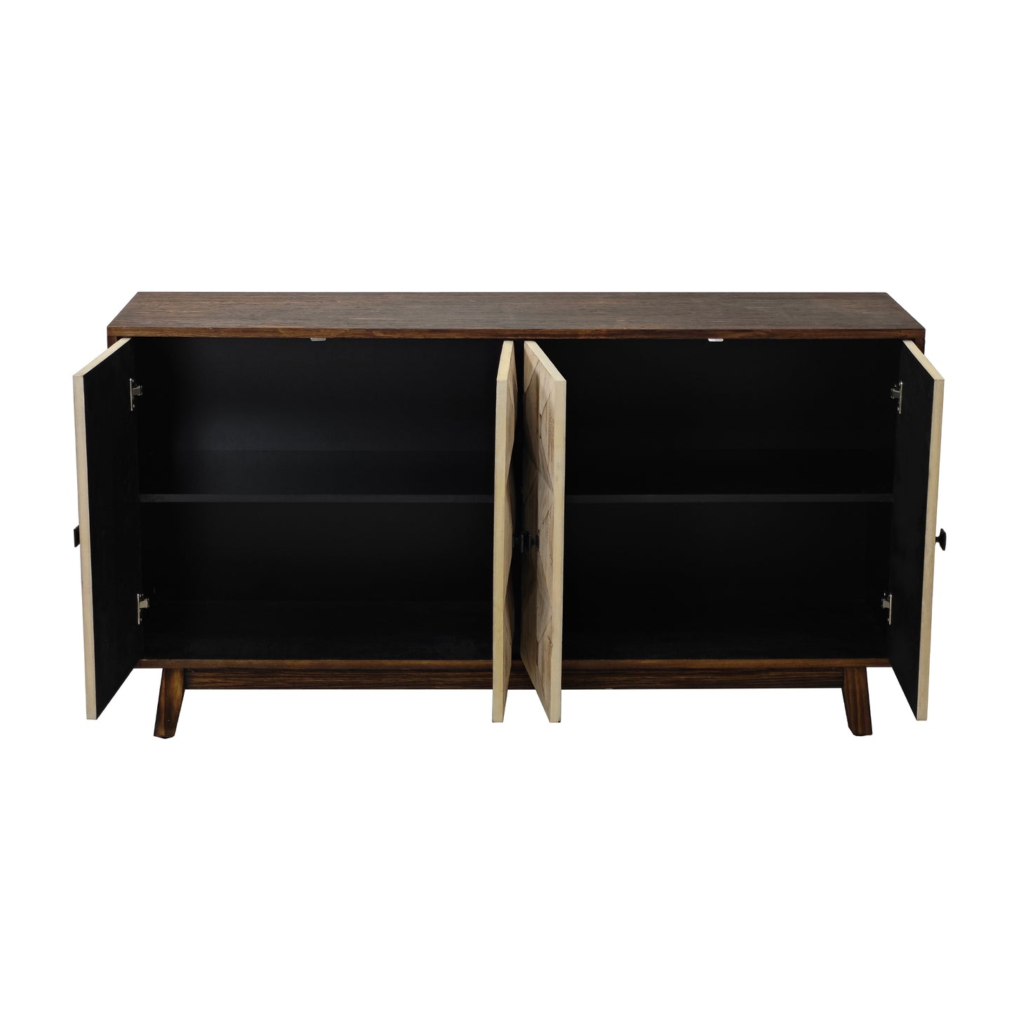 Fitch Mid-Century Storage Sideboard Freestanding Cabinet