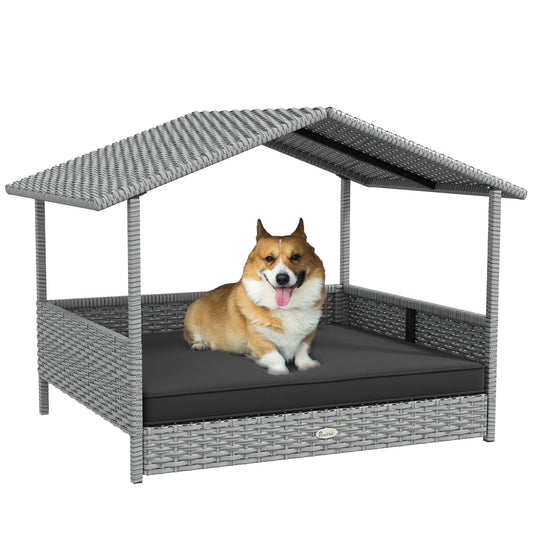 Cleo Contemporary Wicker Canopy House