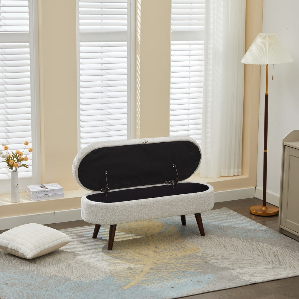 Napa Modern Basics Upholstered Storage Ottoman