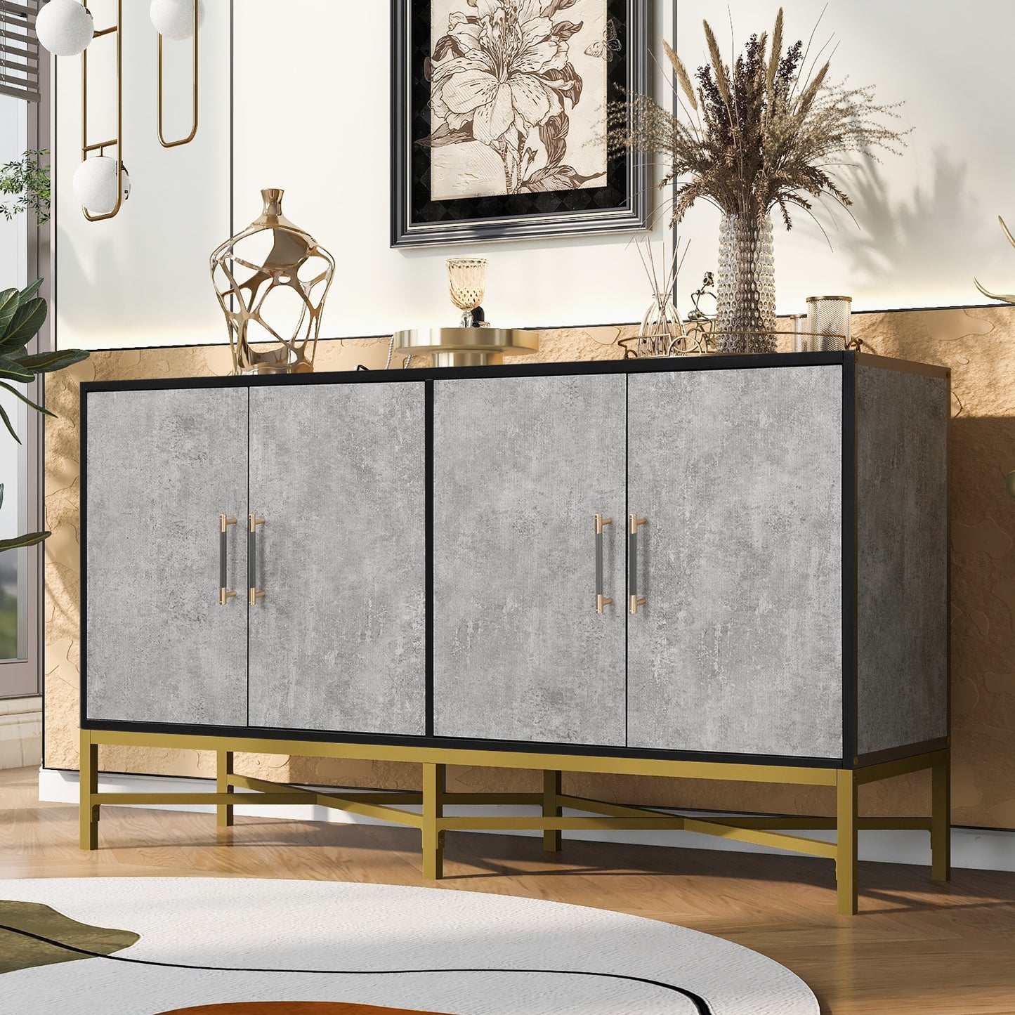 Warmsprings Modern Distinctive Four-Door Sideboard