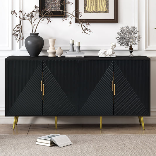 Centerville Contemporary Stylish Wave Sideboard