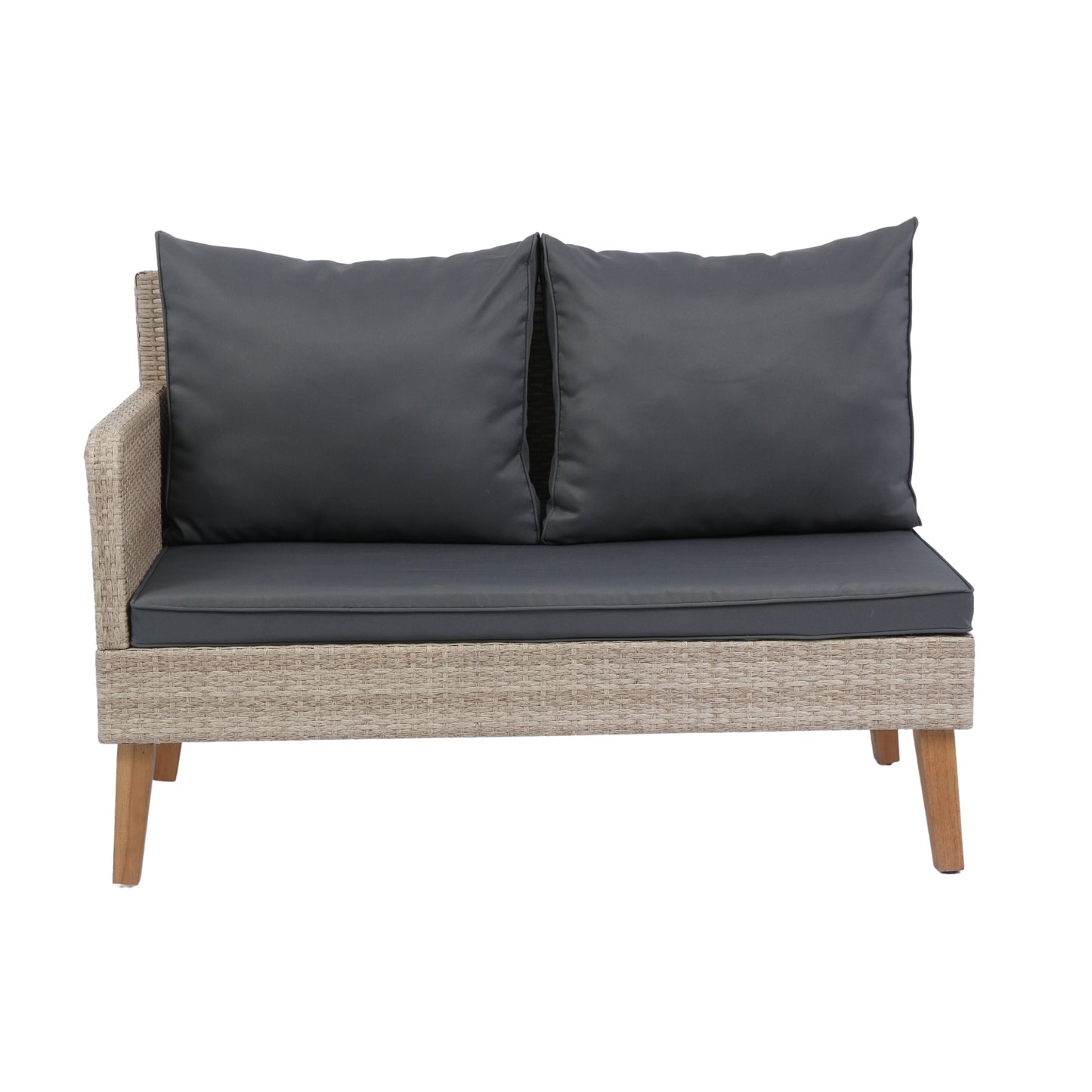 Bartholomew Modern Rattan Outdoor Sofa