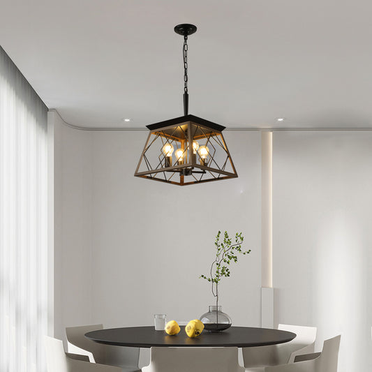 Mission Traditional Industrial Farmhouse Chandelier