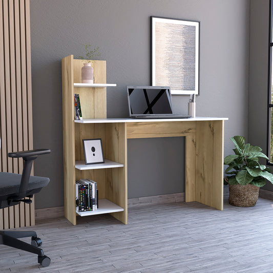 Justo Contemporary Pine Writing Desk