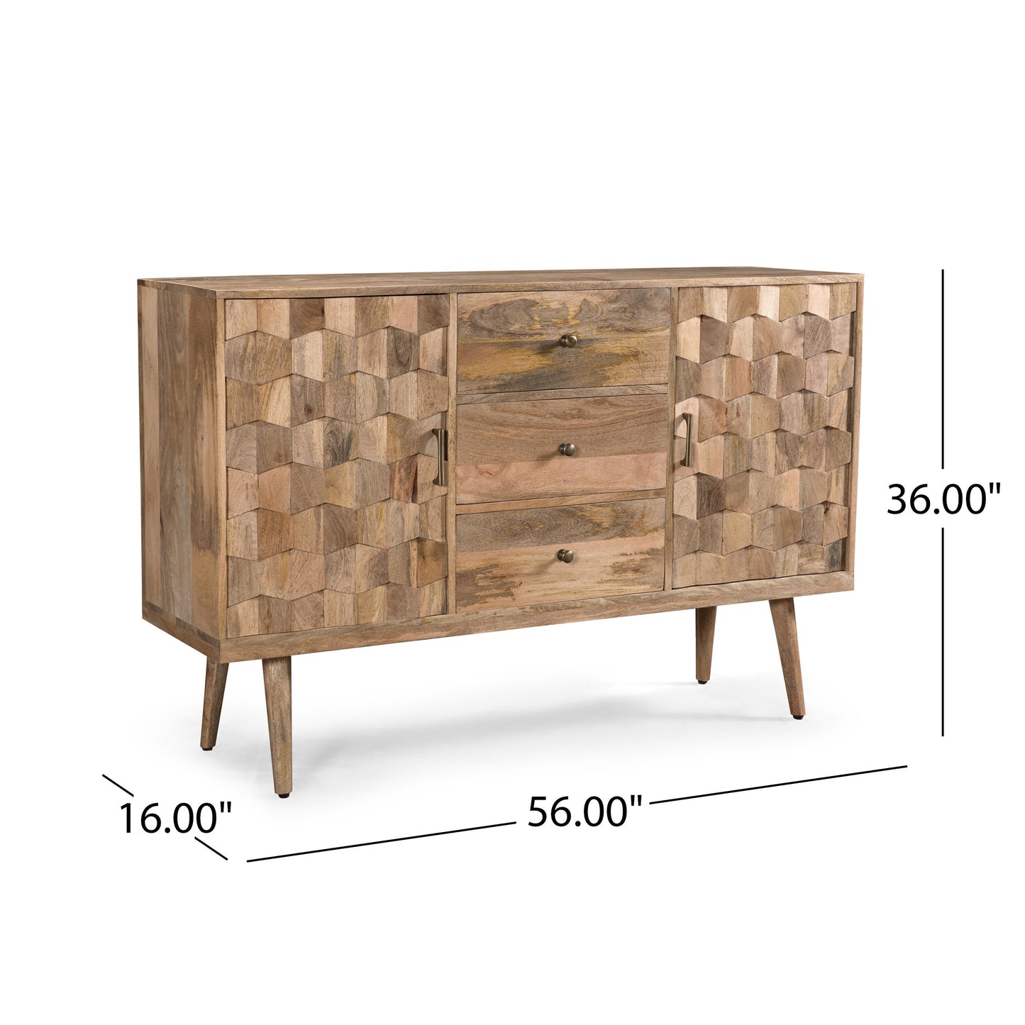 Niles Mid-Century Drawer Sideboard