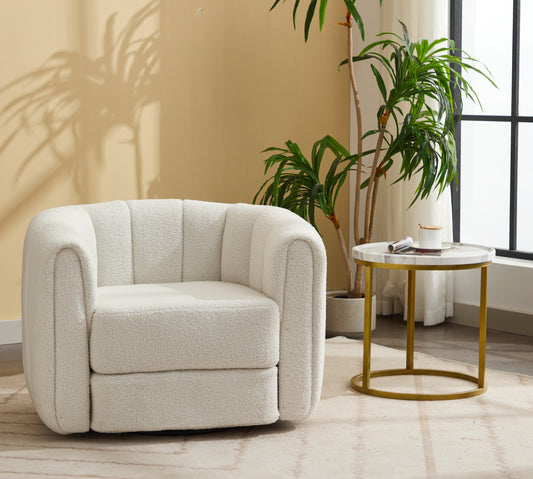 Irvington Contemporary Velvet Swivel Accent Chair