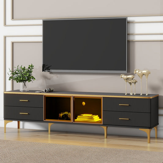 Oakridge Contemporary Marble Veined LED Stand