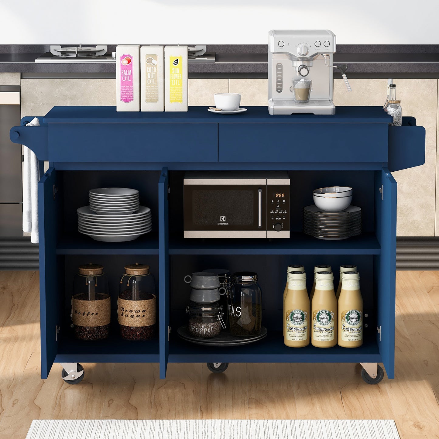 Eda Modern Classic Kitchen Island