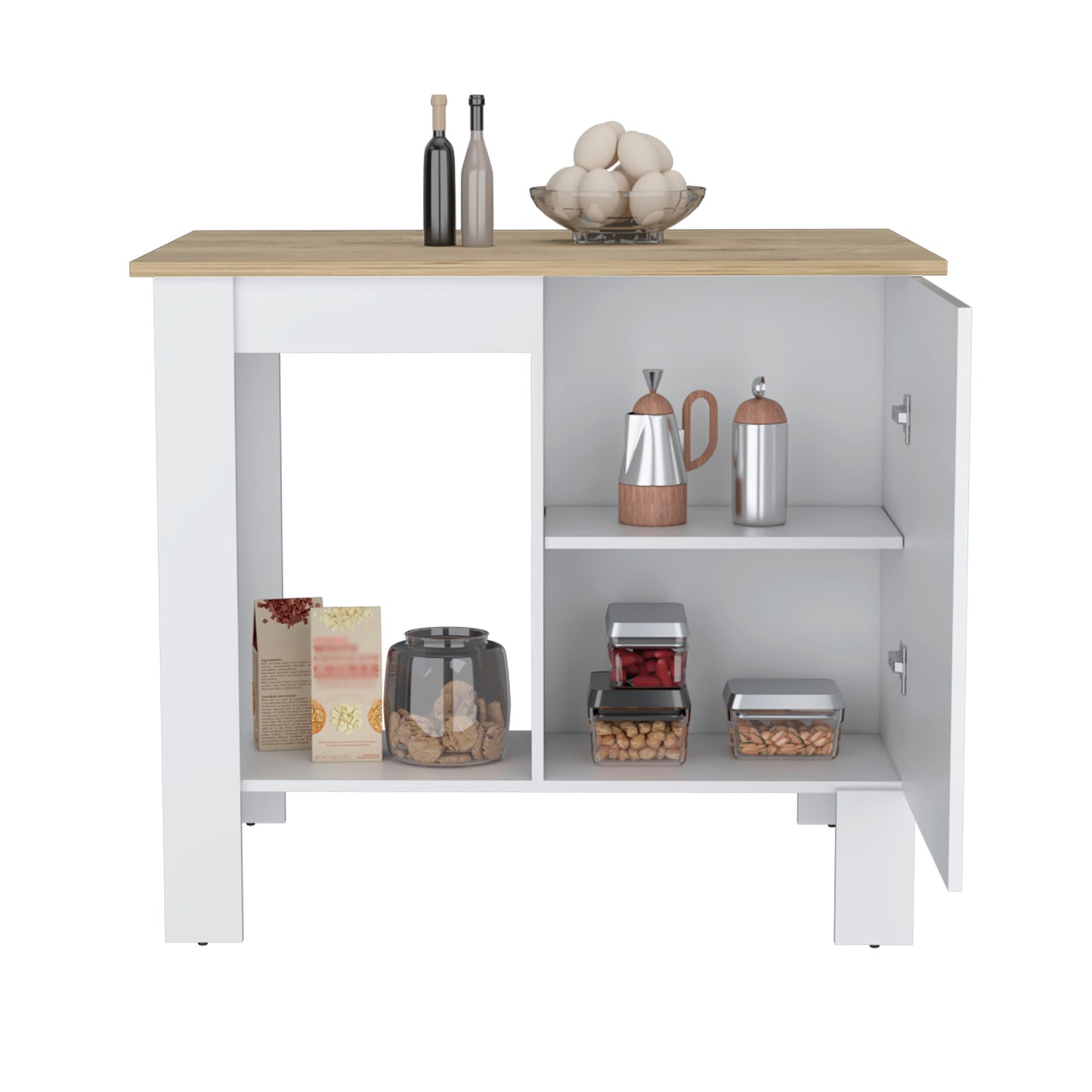 Centerville Modern Velvet Classic Kitchen Island