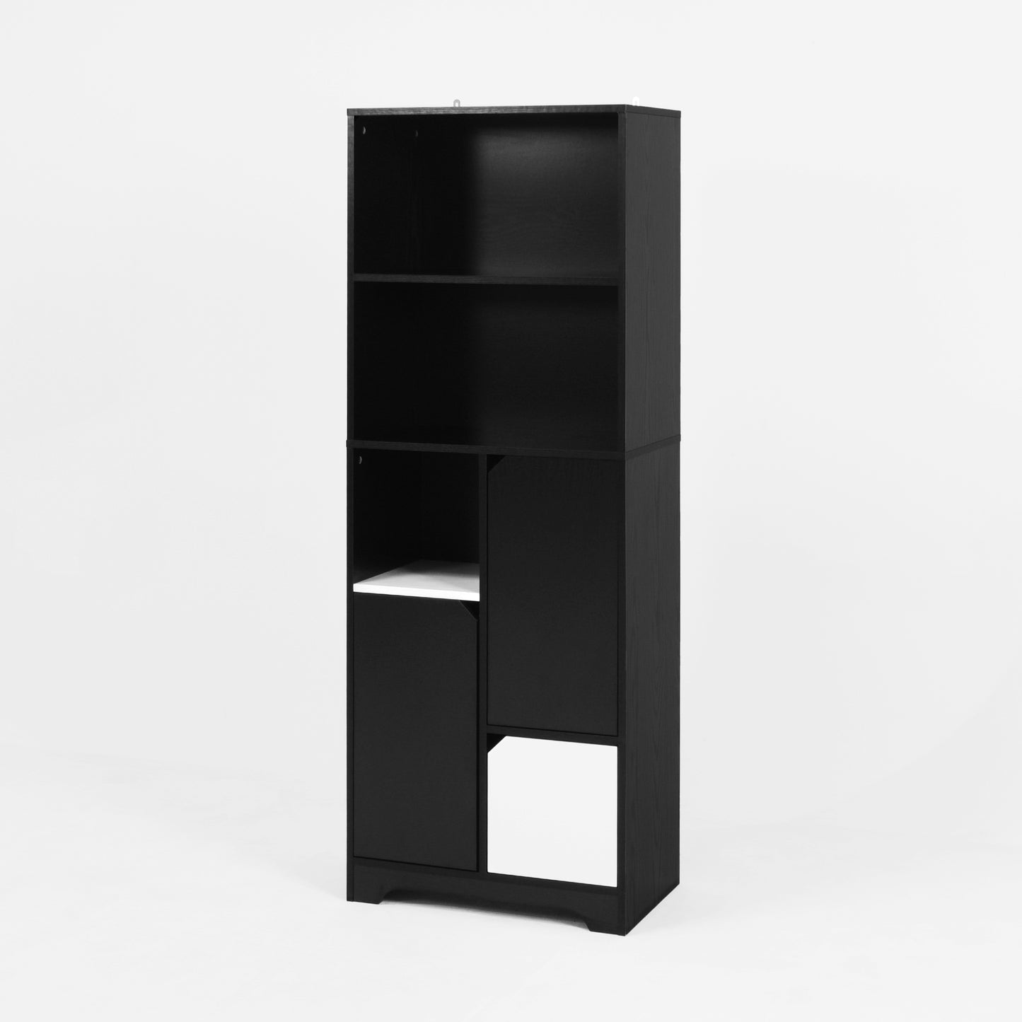 Eda Modern Open Bedroom Storage Cabinet