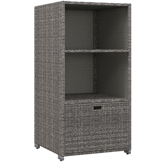 Eda Contemporary Outsunny Wicker Towel Rack