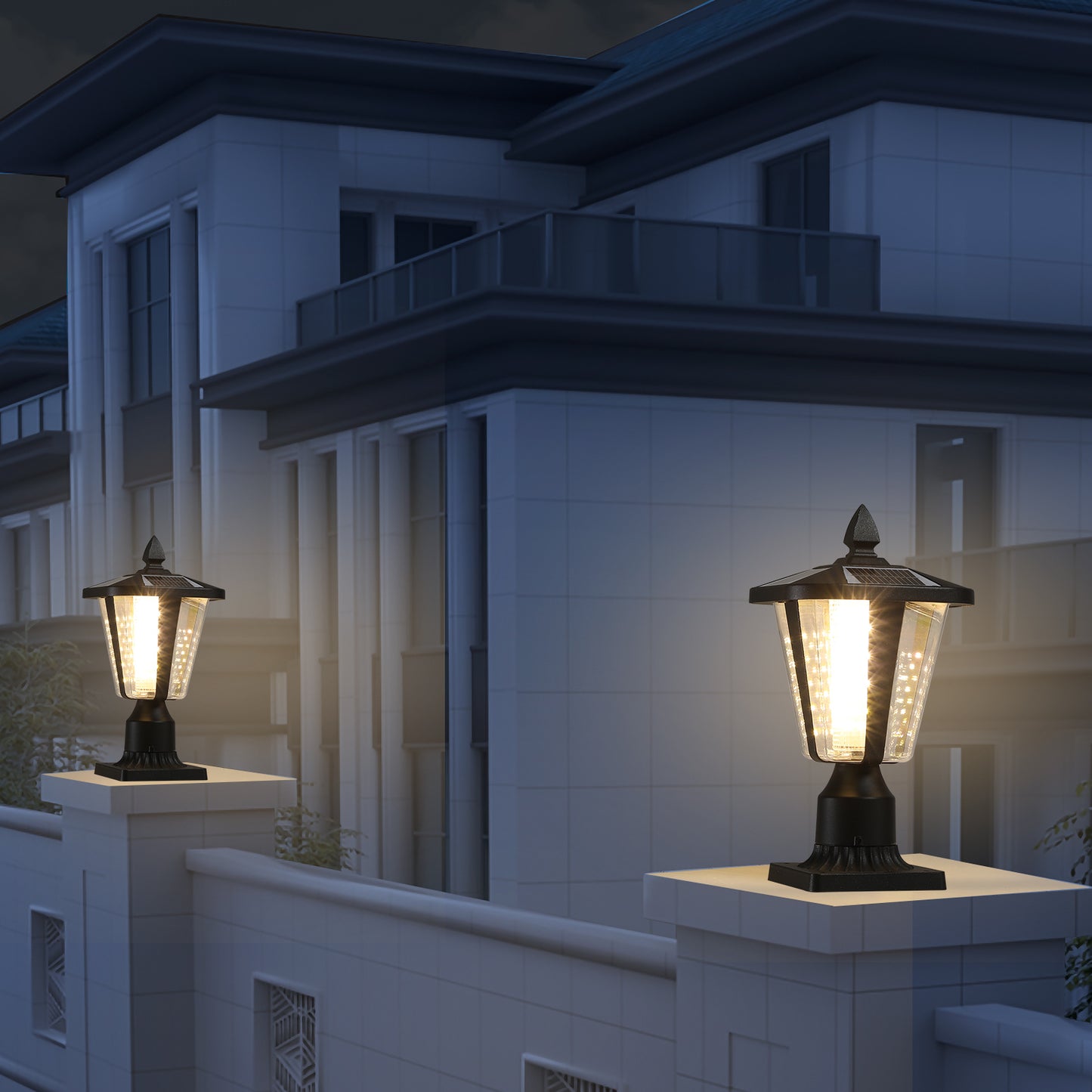 Justo Modern Solar Dimmable LED Lights