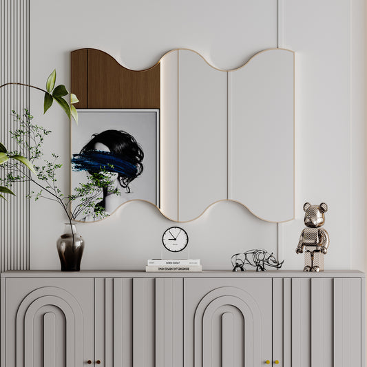 Amity Contemporary Elegance Wavy Mirror