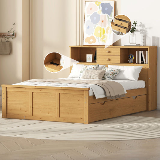 Westport Craftsman Wood Storage Bed