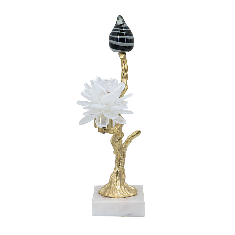 Oakridge Modern Aluminum Marble Candle Holder