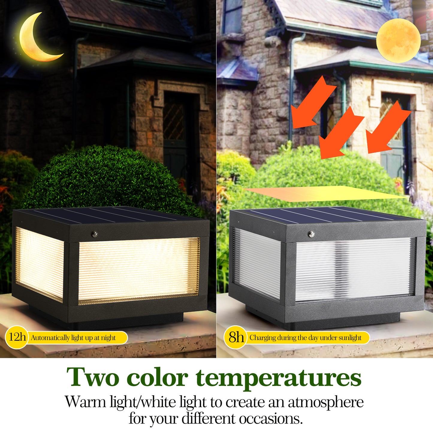 Cleo Modern Solar Dimmable Wall Lamp