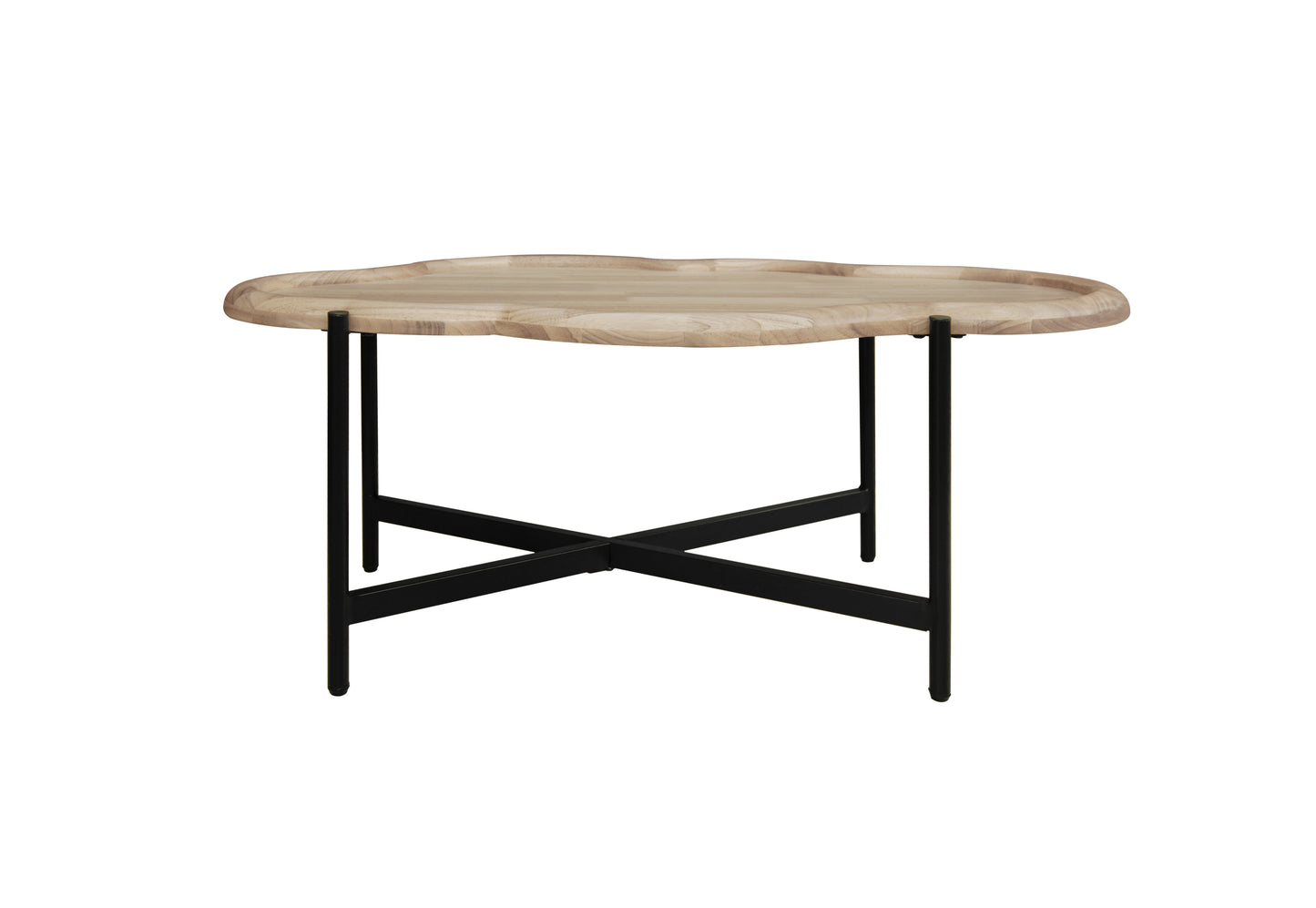 Silverleaf Contemporary Cloud Glass Coffee Table