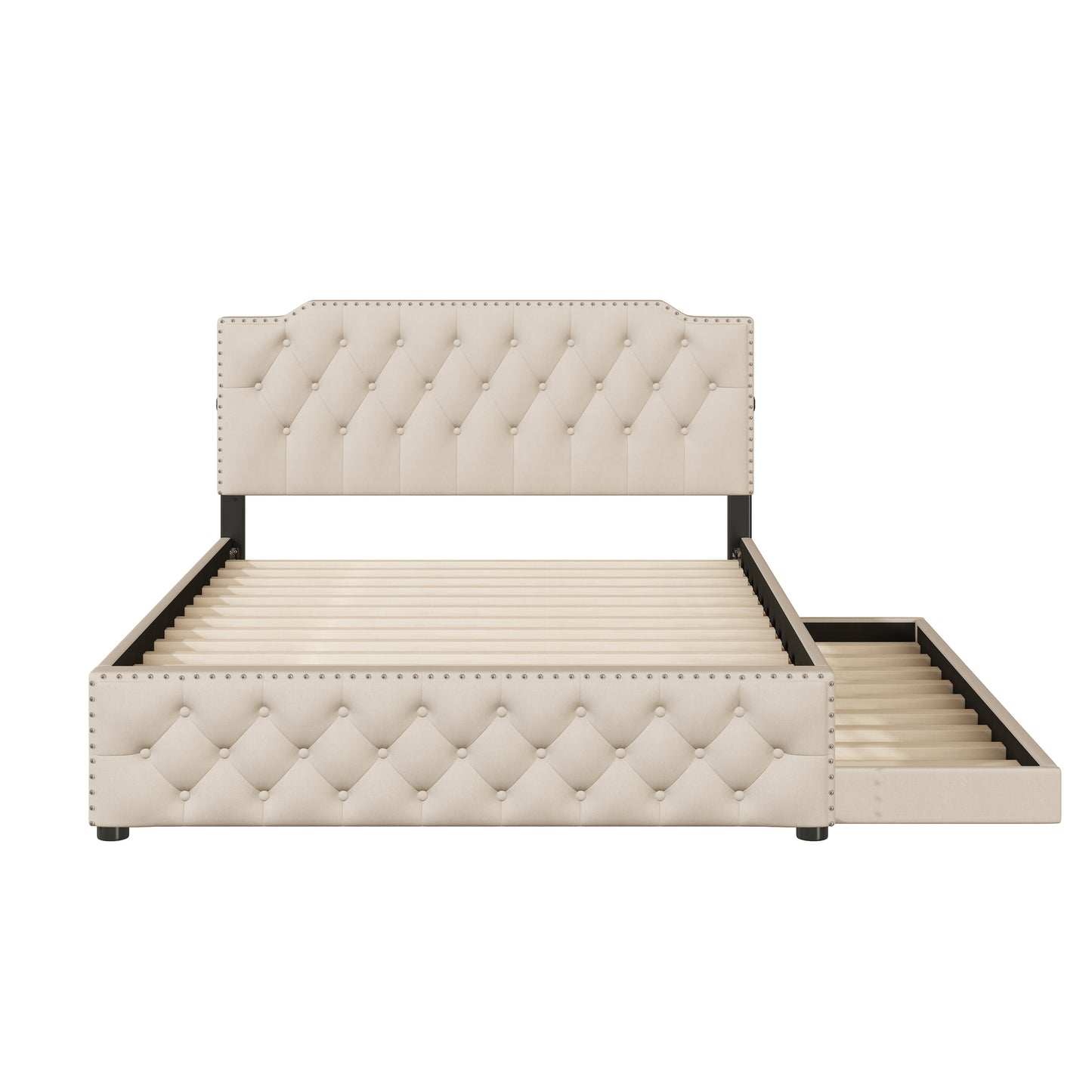 Cleo Contemporary Platform Bed