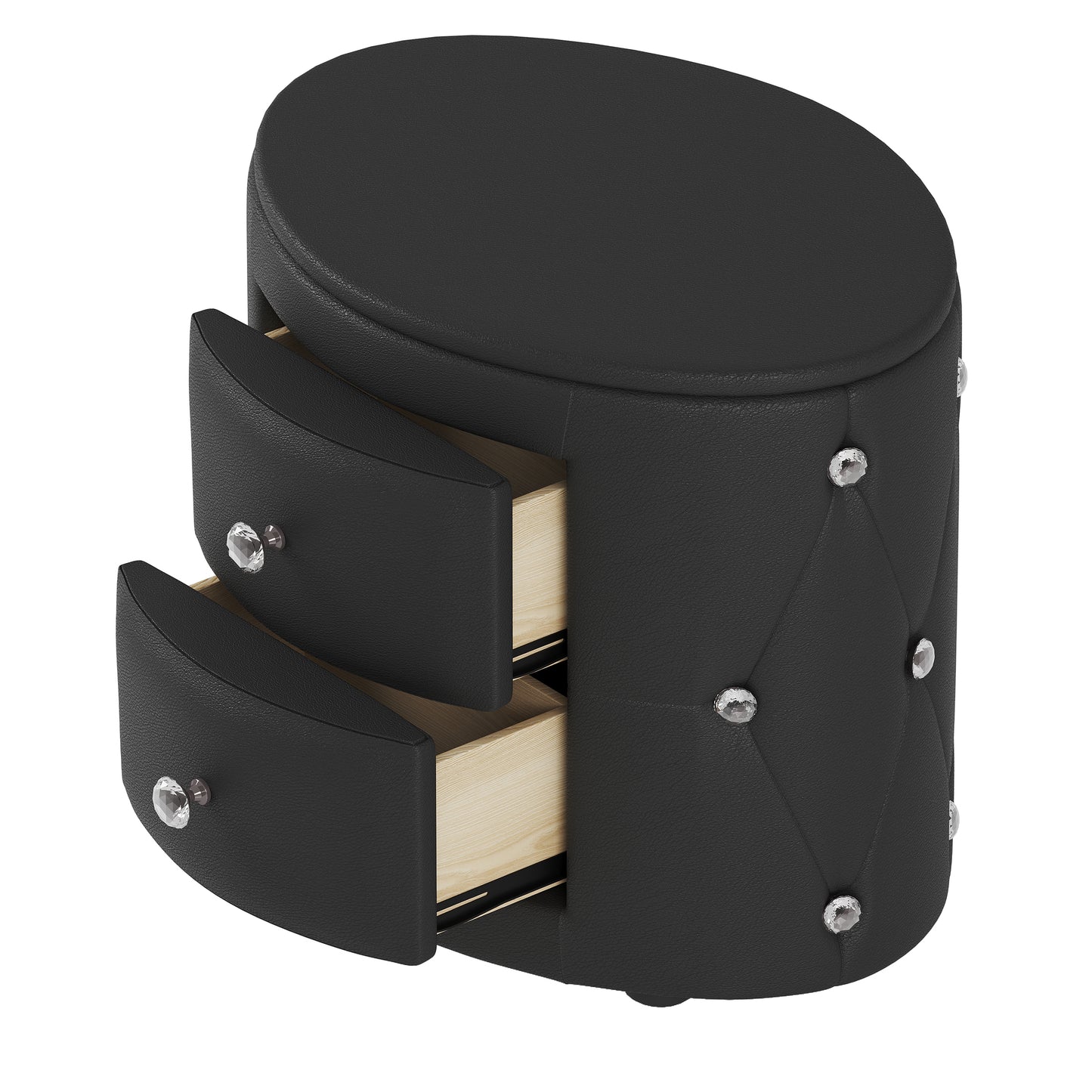 Luz Modern Elegant PU Nightstand