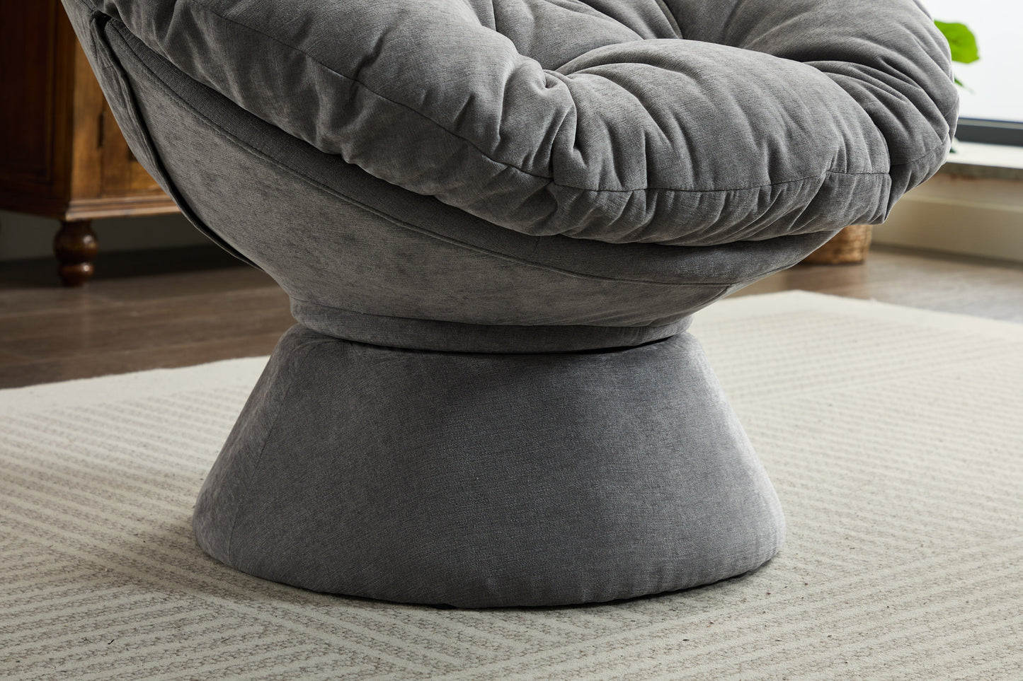 Oakridge Contemporary Velvet Swivel Accent Chair