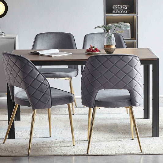 Jiron Modern Upholstered Velvet Dining Chairs